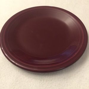 Fiesta Small Plate (Dark Maroon)